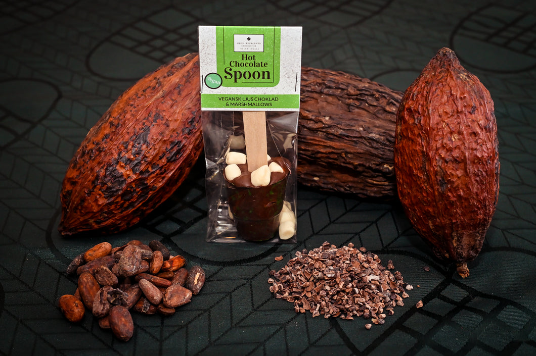 Vegansk ljus chokladklubba med marshmallows