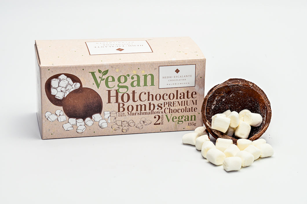 Veganska ljusa chokladbomber till varm choklad